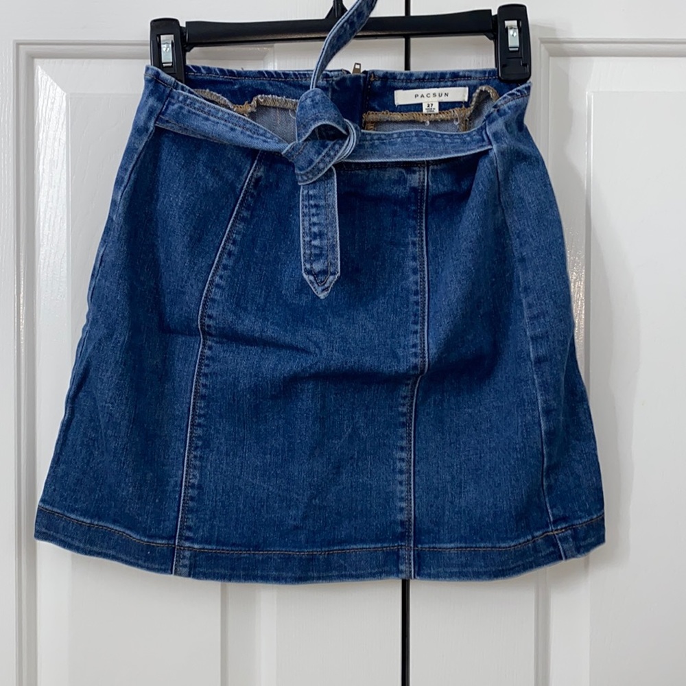 denim skirt from pacsun